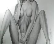 Beautiful Girl – Nude Body Art By Pencil from many chakma girl nude body show her pussy xxx