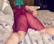 Seducing my Master with a sexy dance in bed from transperant dress teases