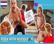 Dutch pizza delivery: 1. blowjob, 2. fuck: SEXYBUURVROUW.com from woman delivery date body