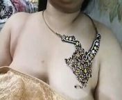 Chubby desi bhabhi rubbing boobs after sex from chubby desi in