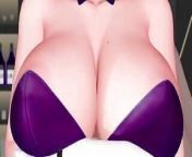 Blue ArchiveAsuna Ichinose Hentai Boob Job Playboy - 6i - Dark Purple Clothes Color Edit Smixix from horny hentaimma nighty cloth wasing in pussy