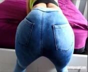 The most amazing big ass in jeans in the world! from worlds most amazing asses getting fucked doggy style compilation vid