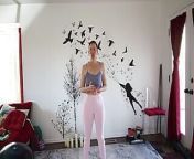 Goddess Aurora Willows Does Restorative yoga class today from russian teen cum tribute