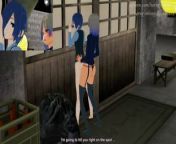 Kirishima Touka - Earn extra money in public (Tokyo Ghoul) from nyaomaruu patreon extra oily micro bikini maid video