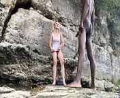 BigDaddyKJ: Interracial Couple Fucks On A Hike Pt.2 from interracial hiking