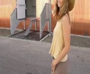 Blonde young girl in skintight brown tark 1 jeans 2 from tark mehta sexy episodexxx