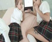 cheating cumshot fucking my stepsis and her friend petite cl from cl photo