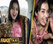 Fake Taxi Driver gets caught masturbating in his cab by a horny passenger who wants to fuck from fake taxi up
