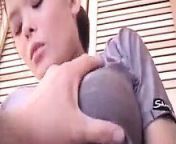 Cute Asian girl with big tits fucked from tits asian