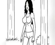 I love being fucked and having my body touched - comic from cfnm handjob cartoons