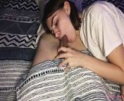 Teen Stepdaughter Gives a Sweet Blowjob And Swallows All My Cum from my little betsy