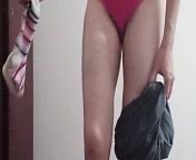 Real woman getting ready to go out. Real video recorded by roommate. from aunty nude bra panty 45 to 80