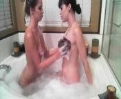 Natasha Girl Girl Bath Sex from lesbian bath sex