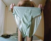 Earl presents his modest collection of briefs from russian gay t