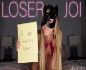 WATCH IF YOU ARE A LOSER - LOSER TASK JOI from beta babe