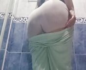 THEY DISCOVER A CAMERA THAT CAPTURES A WOMAN IN A PUBLIC BATHROOM NUDE from sexy desi girl bathing capture by hidden cam