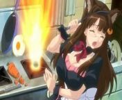 (Issho no H Shiyo 3) Obedient Cat Maid fucks her Master from hentai cartoon h