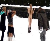 Julie, Lumen, and Fern Get Naked and Very Cold During a Strip Dice Game from fern smile19