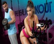 Mila Milkshake Loves Stretching Her Curvy Body And Shaking Her Luscious Ass At The Gym - TeamSkeet from amrican gym sex porn