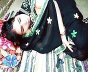 Fucking hot Bhabhi in black saree from village aunt saree sex video