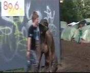 Topless Danish girl covered in mud at Roskilde Festival from boom festival nude