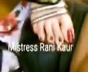 Indian Mistress Rani whipping and nipple torture from indian mistress rani kaur wiping and feet wo