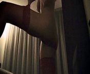 MILF PUTTING HER STOCKINGS ON (Executive Preview) from the classl hostel