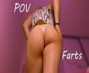 POV Face Farts after YogaFart Cushion ASMR from facesitting fart