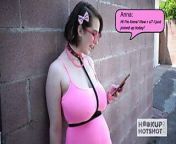 Huge tits teen slut Anna Blaze gets rammed hard by her date from porno ram