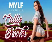 MYLF Of The Month - Callie Brooks Provides A Sneak Peek Into Her Sex Life And Rides A Lucky Cock from callie brooke