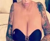 Amber Rose teasing her big tits from amber rose naked c
