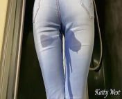 Couldn't wait any longer and peed in my jeans from sex women milk ani