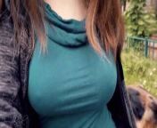 Bouncing Boobs in Shirt While Walking 3 from boobs in shirt