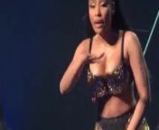 Nicki Minaj - Palais 12 Brussles performance from hot boobs cleavage video 12