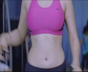 Hansika Sexy Fap Workout from hansika hot bedroom