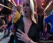 Lesbians have fun in club from sex partys in club