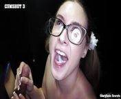 Hot Cumpilation With Anna Chambers & Violet Spice from gloryhole