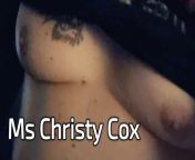 Ms Christy Cox sexy Trans women plays with her boobs from jessabelle cox trans milf in fishnets fucks your face in pov
