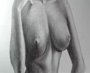 Stepmom’s Beautiful Boobs – Art By Pencil from hentai pencil in pussy