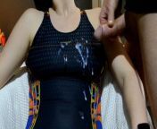 Rubbing and Cumming on One Piece Swimsuit from one piece pixxx
