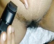 Devar triming bhabhi pussy hair part2 from trimid