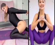 Yoga Mom hat a FAT ass and will tease you from behind scene yoga