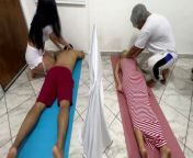 I FUCK THE BEAUTIFUL WOMAN MASSEUSE NEXT TO MY WIFE WHILE THEY GIVE HER MASSAGES - COUPLE MASSAGE SALON from massage salon for married couples husband and his wife cuckolds swinger enjoy sex as couple ntr
