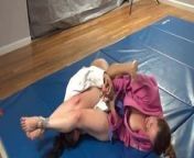 Naked Women Fighting, Lesbian Strap on Sex at Academy Wresti from nude academy