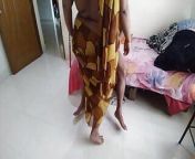 Tamil Horny Granny with saree fucks a guy - Hindi Audio (Cowgirl Huge Boobs) Indian Sex from indian sex grenny