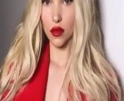 Dove cameron sexy red dresses from dove cameron fakes