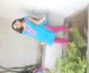 Indian Girl Outdoor strip tease from indian girl outdoor in