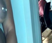 Thick Ebony Masturbates Next To Boss In Public from dasha tvn nude lsig boss julie nude photo