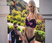 TOUGHLOVEX BTS with busty blonde Kenzie Taylor from tayloring boobs cavlage shown 3gp