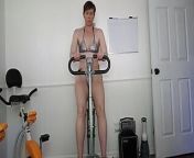 Aurora Willows doing Leg strengthening today in a sexy hot bikini from bike an page cougar